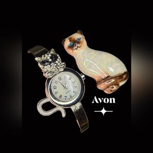 Vtg AVON Cat Pair